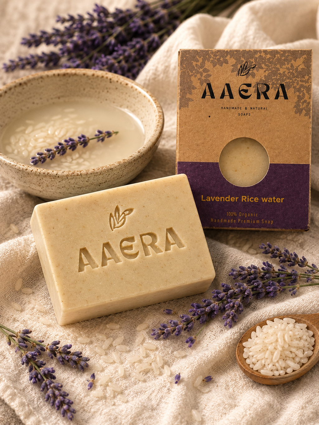 Lavender & Rice Water Soap