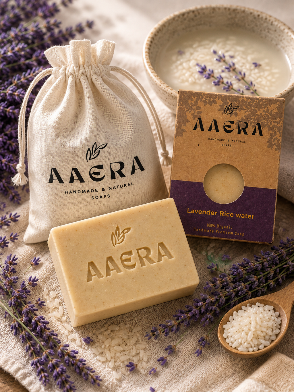 Lavender & Rice Water Soap